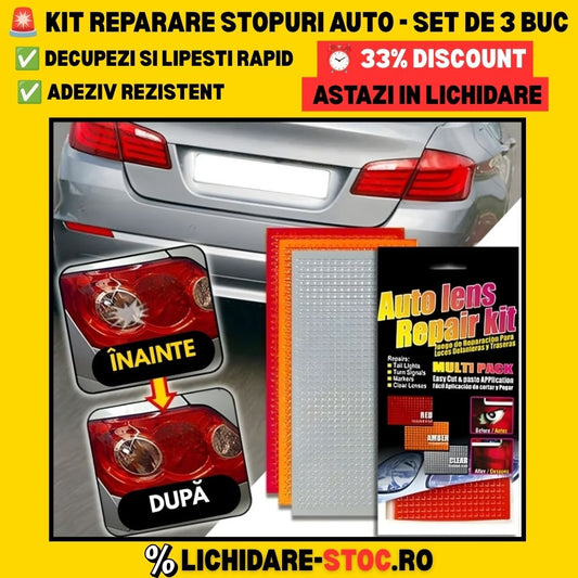 Kit Reparare Faruri - 3 Bucati
